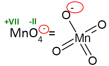 Mno4- Oxidationszahl