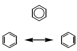 Benzol - System von delokalisierten Elektronen image