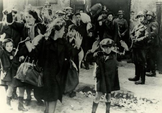 Deportation der Warschauer Ghettobewohner nach dem Aufstand 1943