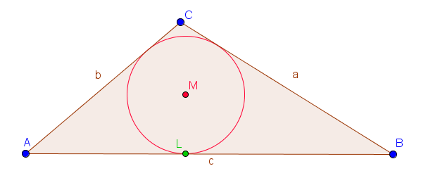 Inkreis eines Dreiecks