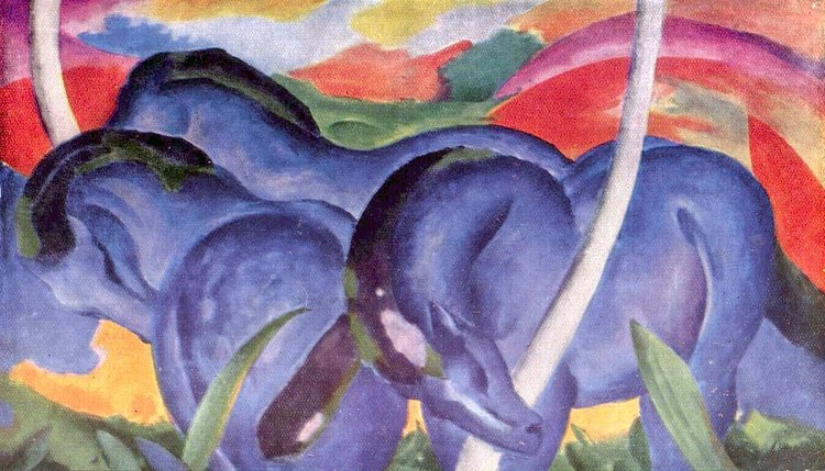 Die großen blauen Pferde - Franz Marc (The Yorck Project: 10.000 Meisterwerke der Malerei. DVD-ROM, 2002. ISBN 3936122202. Distributed by DIRECTMEDIA Publishing GmbH) Die großen blauen Pferde - Franz Marc (The Yorck Project: 10.000 Meisterwerke der Malerei. DVD-ROM, 2002. ISBN 3936122202. Distributed by DIRECTMEDIA Publishing GmbH)