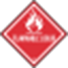 Label for dangerous goods - class 3.svg