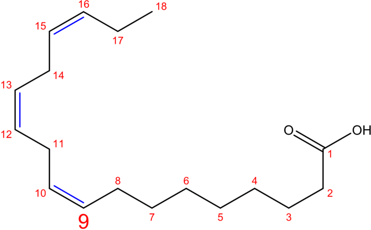 Linolensäure: ?-9-Fettsäure