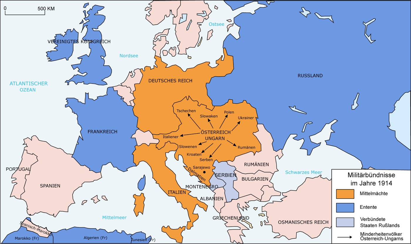Der Erste Weltkrieg - Das Kaiserreich - Online-Kurse