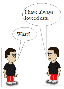 loveed Verb endet auf e plus ed