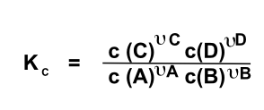 Massenwirkungsgesetz: Kc ist von den Konzentrationen der einzelnene Reaktanten abhÃƒÂ¤ngig.