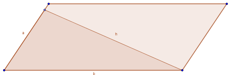 Parallelogramm mit der HÃƒÂ¶he ha