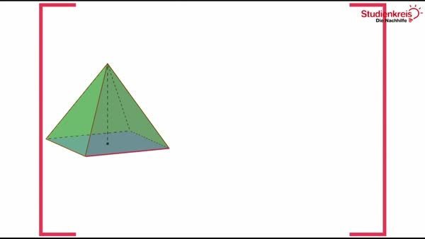 Wie Berechnet Man Oberflache Volumen Einer Pyramide