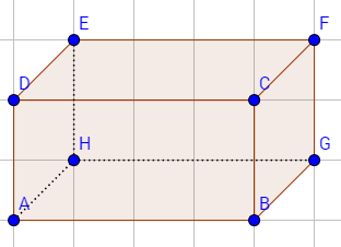 Schrägbild eines Quaders