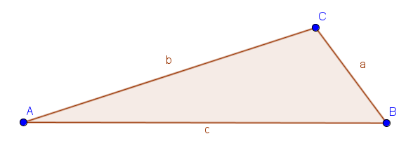 Beispiel für ein ungleichseitiges Dreieck